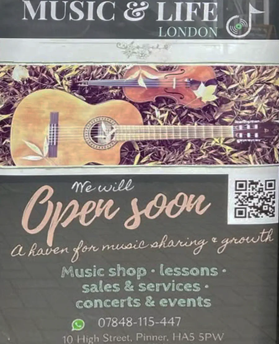 Before: Music lessons poster